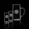 43 Oz. Aristocrat Pitcher w/ 2 Hiball Glasses